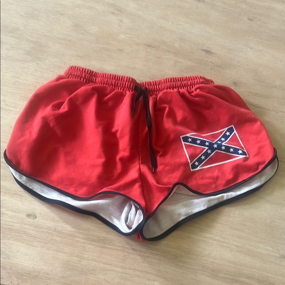 Red Women's Athletic Shorts